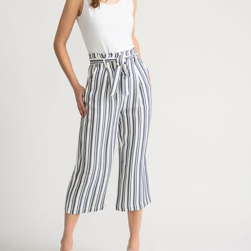 Joseph Ribkoff Off White/Blue Pants Style 202102 NWT